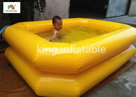 Żółte podwójne rury wysadzić basen dla dzieci w podwórku