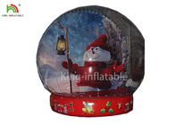 Nadmuchiwana kula śnieżna wielkości człowieka Przezroczysta 0,8 mm PVC Globe Photo Robienie zdjęć EN14960 do robienia zdjęć / reklamy